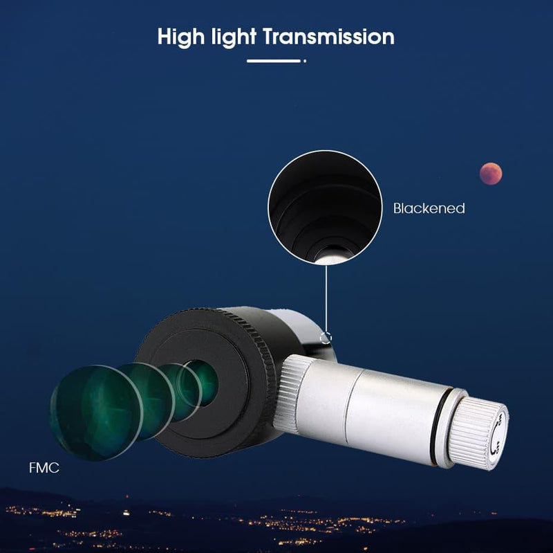 SVBONY 1.25" Illuminated Crosshaired Plossl Eyepiece (F9132A) - Astronomy Plus