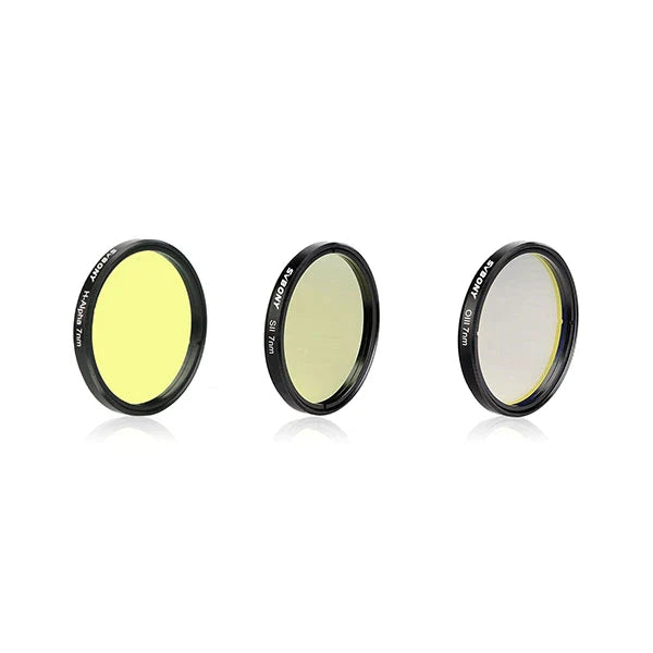 SVBONY 2" SHO Filter Set H-Alpha OIII SII 7nm (F9169B-W9121B-W9122B) - Astronomy Plus