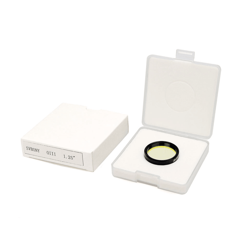 SVBONY SV115 1.25 inch OIII Filter Narrowband 18nm, Cuts Light Pollution (F9186A) - Astronomy Plus