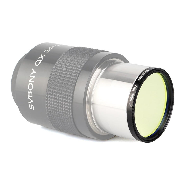 SVBONY SV115 2 inch OIII Filter 18nm, Reducing Light Polution (F9186B) - Astronomy Plus