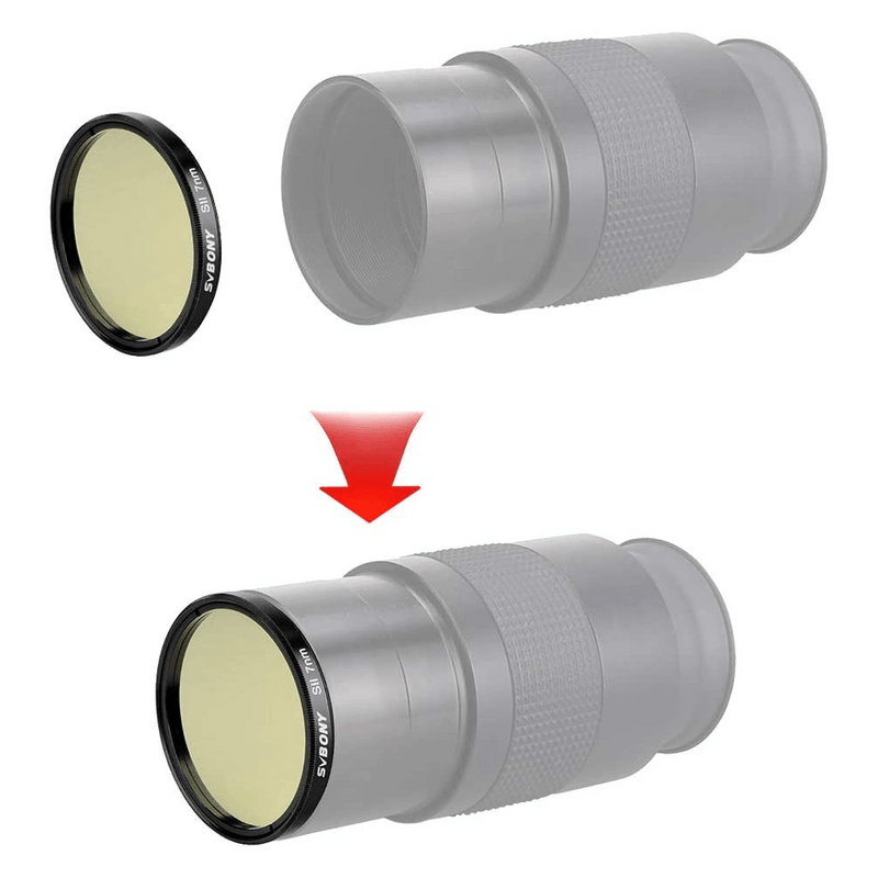 SVBONY SV160 2" SII Filter 7nm Narrow-Band for CCDs (W9122B) - Astronomy Plus