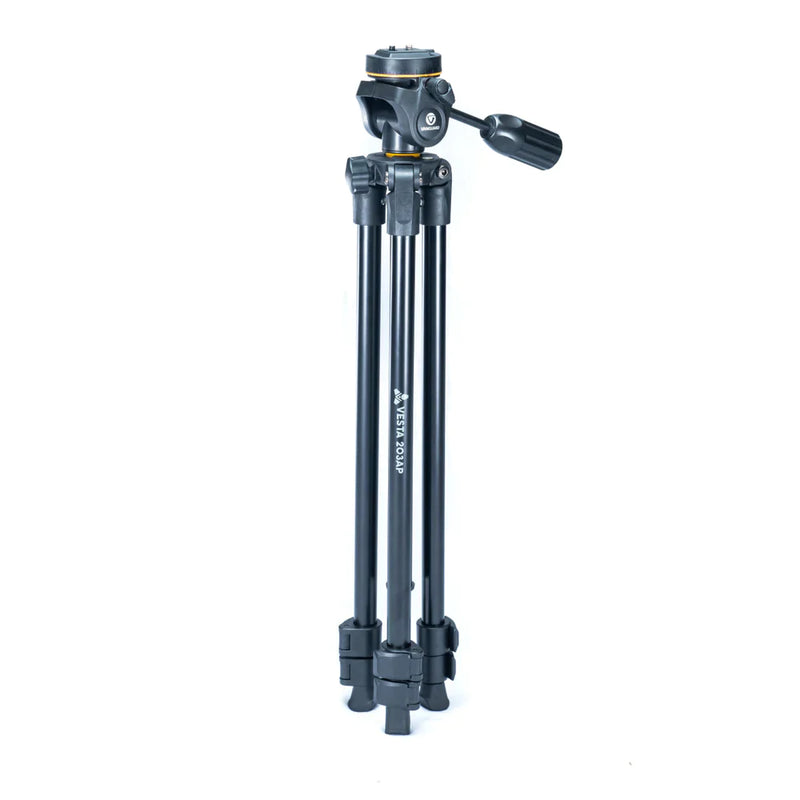 Vanguard Vesta 204AP Aluminum Pan Head Tripod (VESTA-204AP) - Astronomy Plus