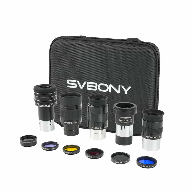 SVBONY Telescope Accessory Deluxe Kit 1.25" (W9190B) Svbony