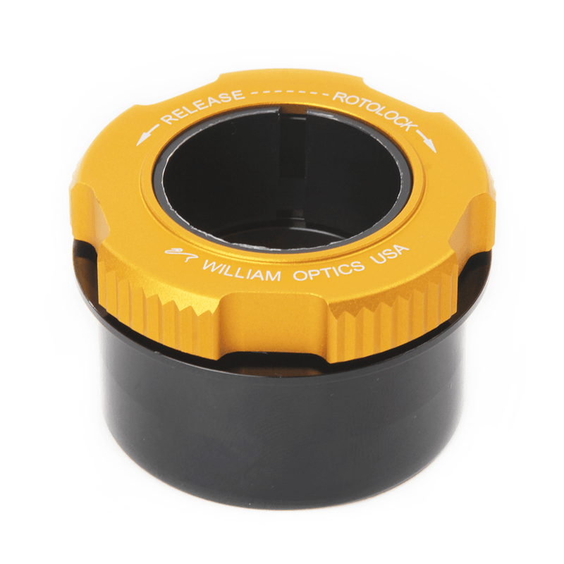 William Optics 2" to 1.25" RotoLock Eyepiece Adapter - Gold (F-ROTO-A2-125GDII) - Astronomy Plus