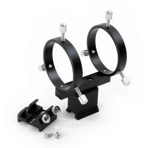 William Optics 50 mm Finder Mounting Bracket & Rings (M-FB50-B) - Astronomy Plus