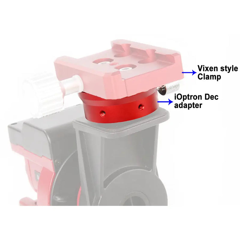 William Optics iOptron Skyguider Pro Dec adapter (M-IOPSG-SPM) - Astronomy Plus