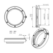 ZWO EOS Lens Adapter for 2“ EFW Filter Wheel (EFW2-EOS) - Astronomy Plus