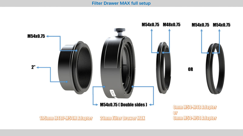 Player One Filter Drawer-MAX (FD-MAX)